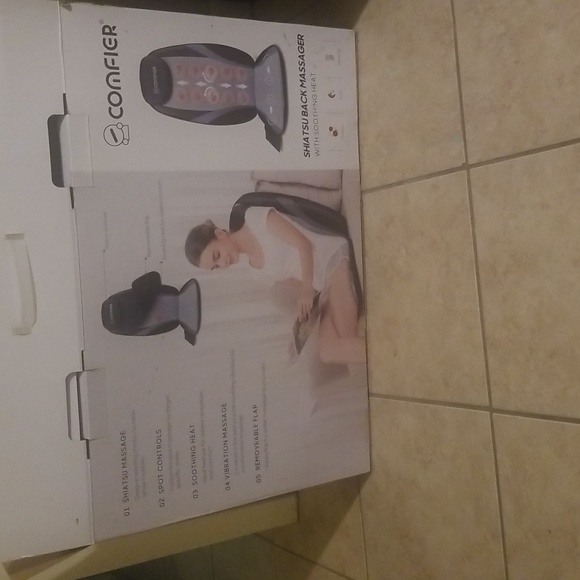 Comfier Shiatsu Back Massager with Soothing Heat - Picture 2 of 4